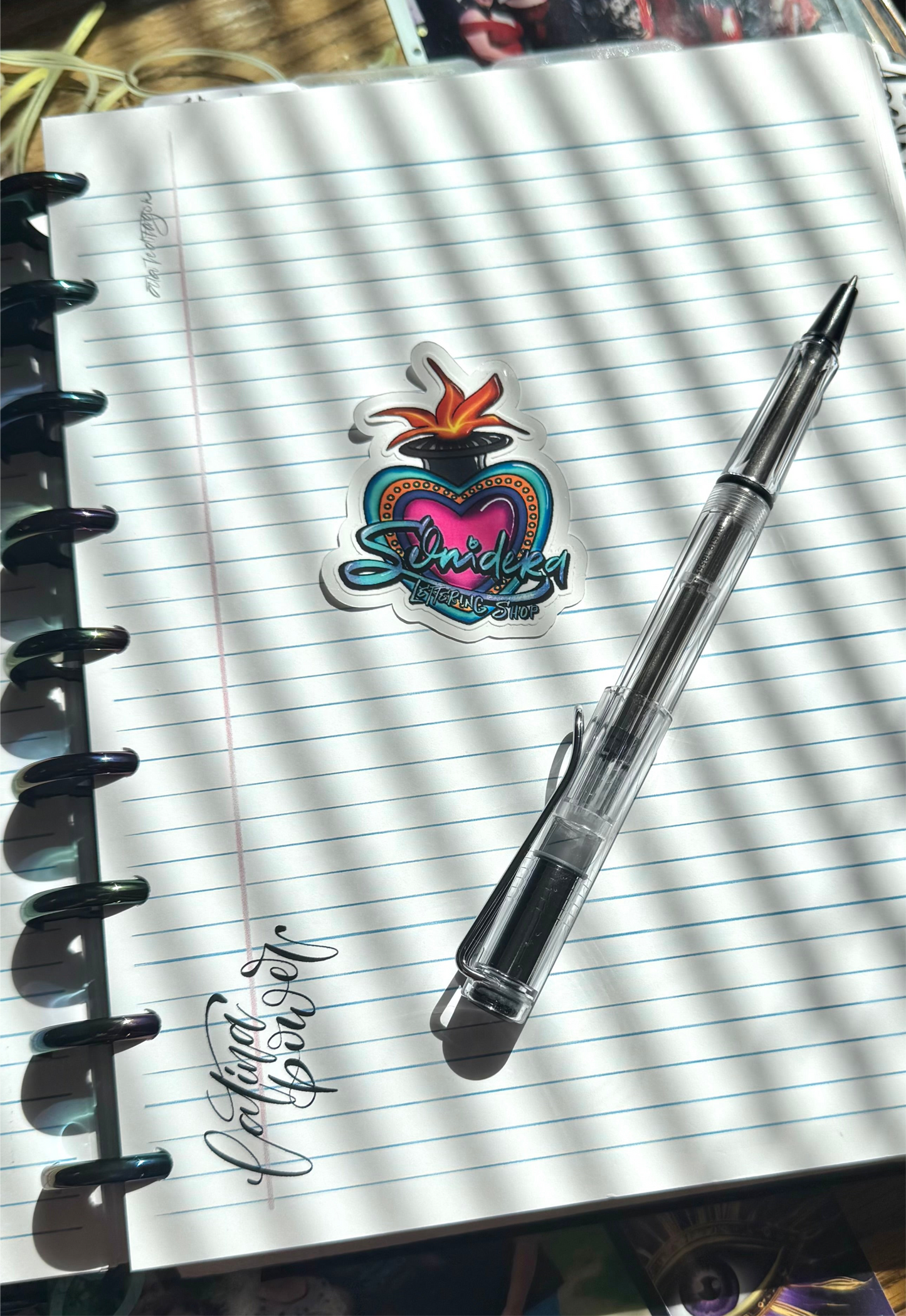 Latina Power Notebook Paper Style