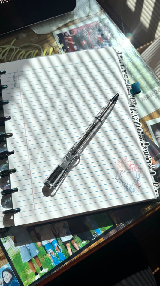 Corazon de Fuego Notebook Paper Style