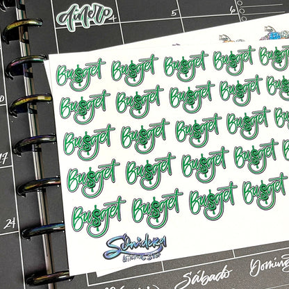 El Budget Tracking Planner Stickers
