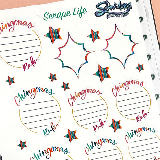 Serape Life Sticker Sheet