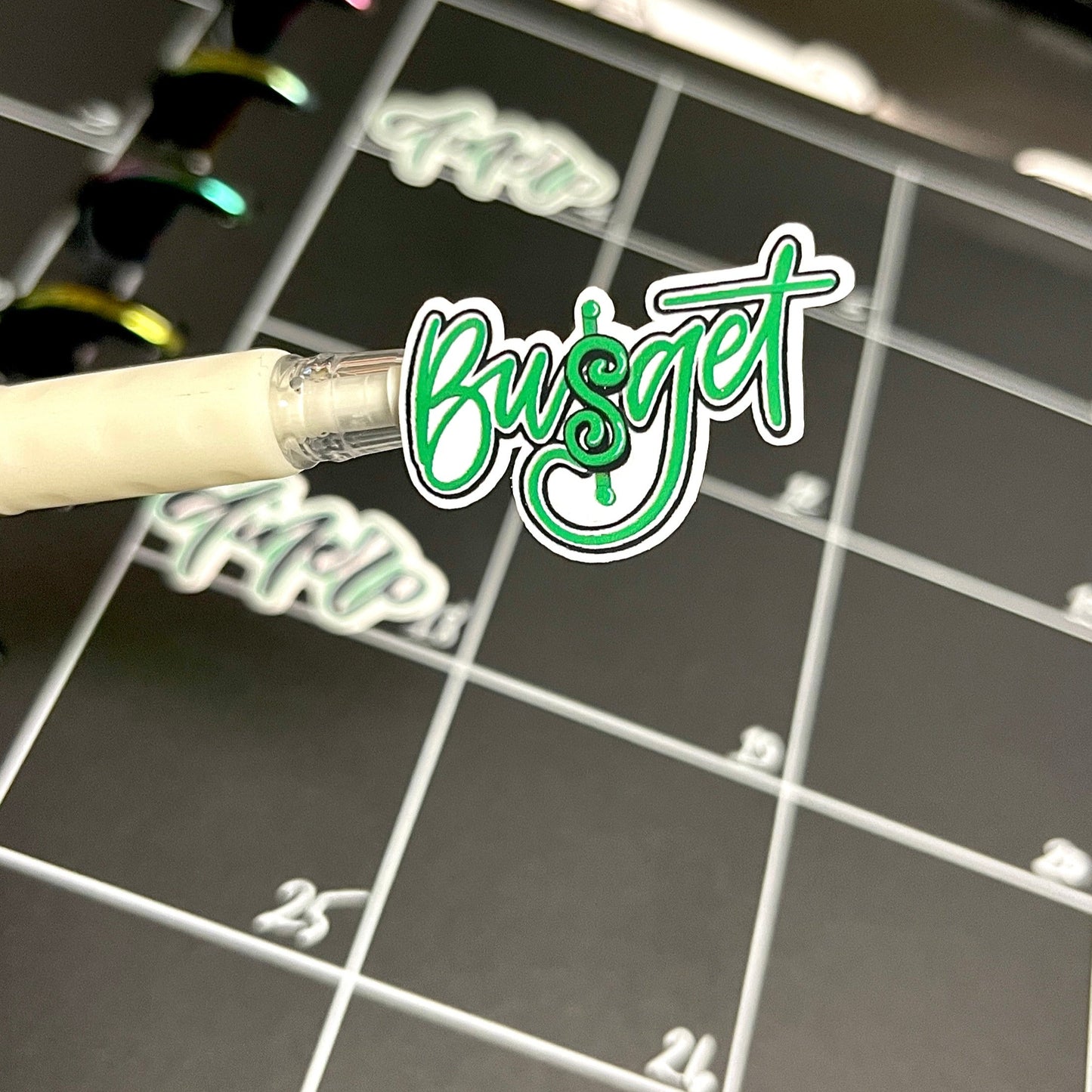 El Budget Tracking Planner Stickers