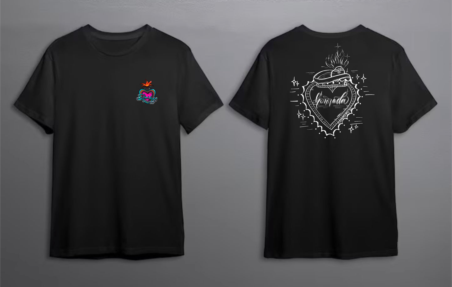 Honrada Sacred Heart Black T-shirt (Copy)