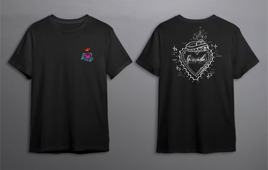 Honrada Sacred Heart Black T-shirt (Copy)