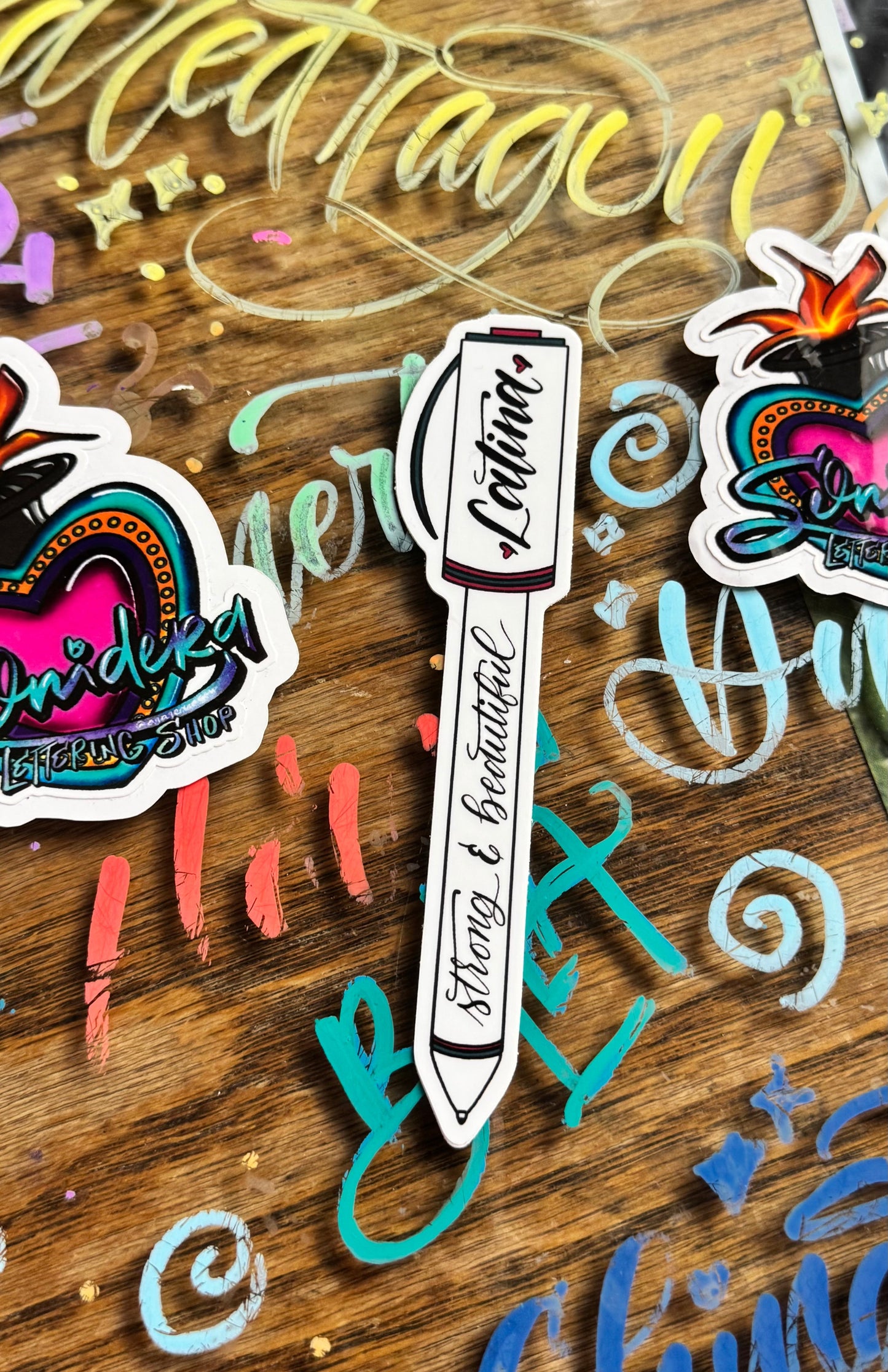 Latina Pen Sticker