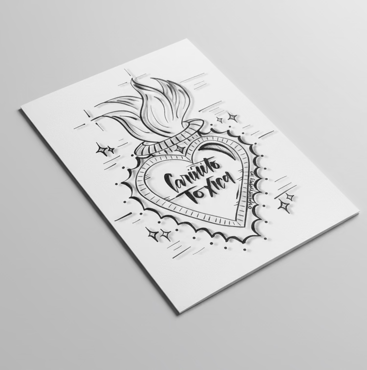 Carinito Toxica Sagrada Greeting Card