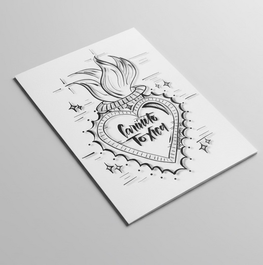 Carinito Toxica Sagrada Greeting Card