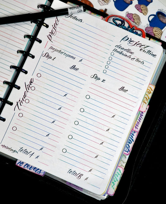 Project Outline Sheets