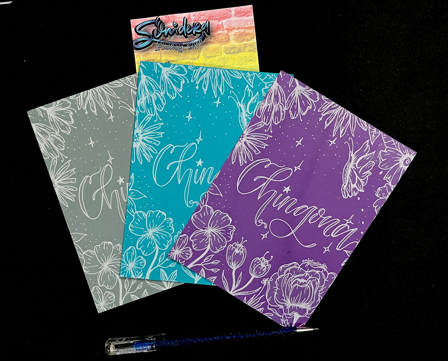 Chingona Floral Greeting Card