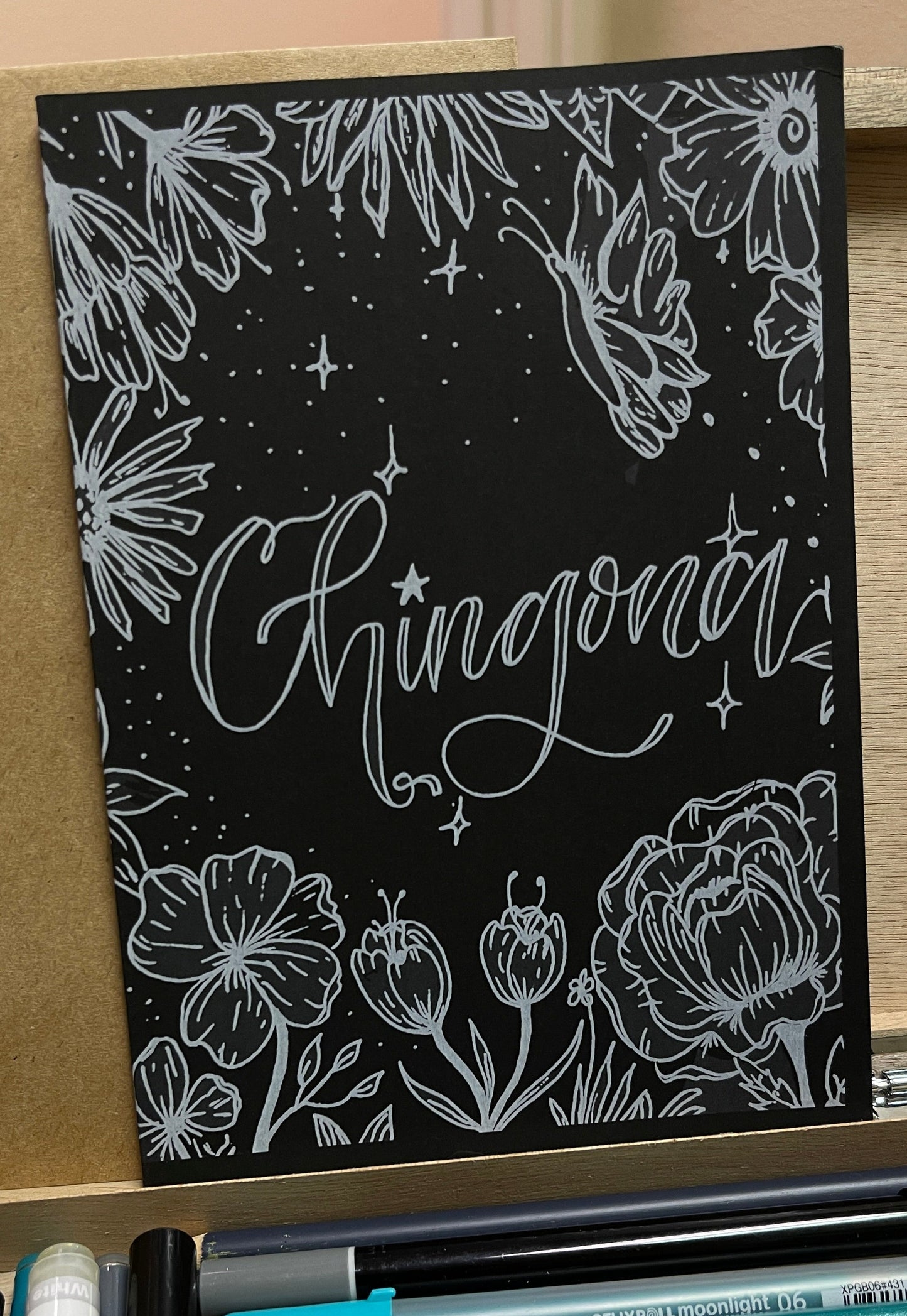 Chingona Floral Greeting Card